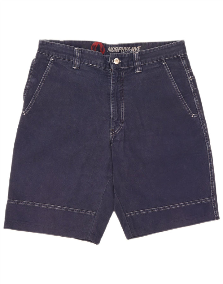 Ανδρικό σορτς chino Murphy & Nye W34 Large Navy Blue από βαμβάκι