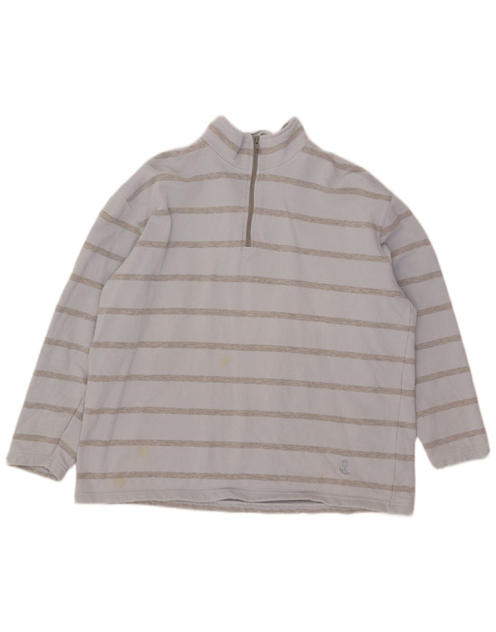 Ralph Lauren Γυναικεία φούτερ υπερμεγέθη Jumper UK 12 Μεσαία Μπλε ριγέ