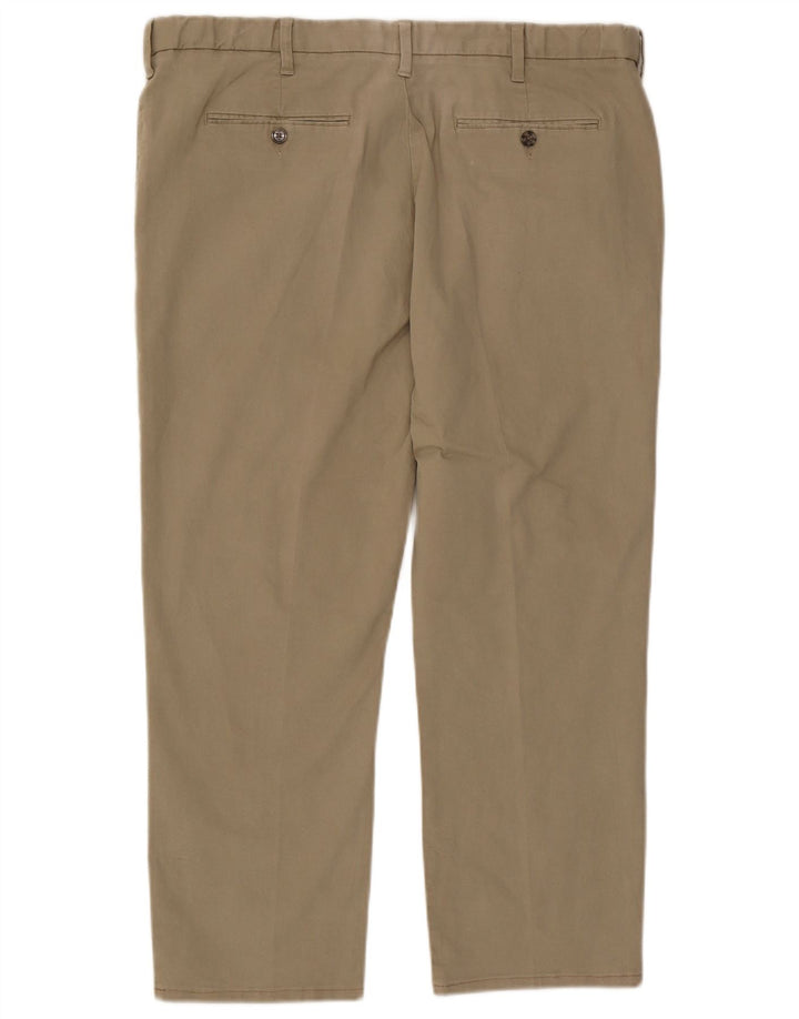 Marks & Spencer Ανδρικό κανονικό παντελόνι Chino W40 L29 Μπεζ βαμβακερό