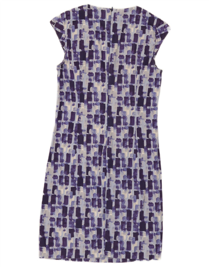 Γυναικείο φόρεμα Benetton UK 10 Small Blue Check Cotton