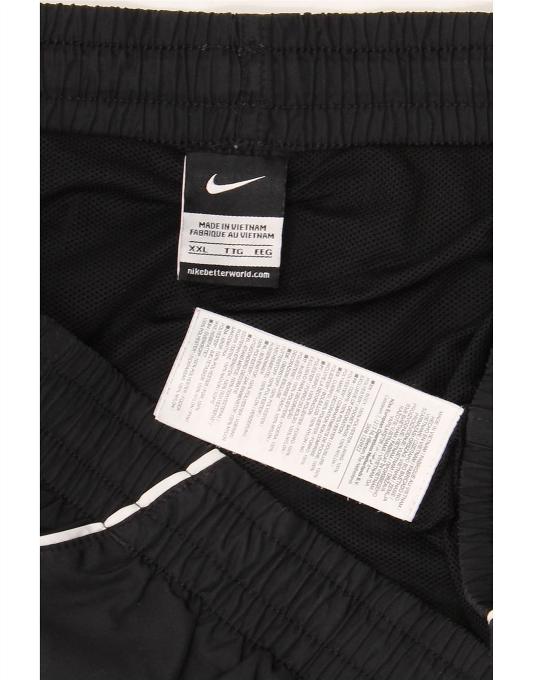 Ανδρικό γραφικό αθλητικό σορτς Nike 2XL μαύρο πολυεστέρα