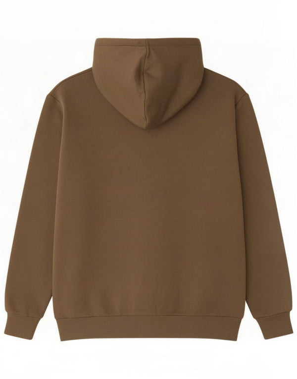 Jack & Jones Mens Graphic Hoodie Jumper 2XL Khaki Cotton