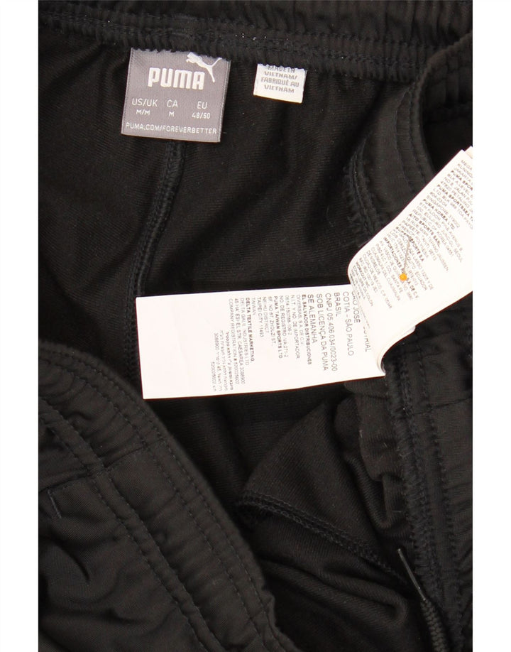 PUMA Mens Tracksuit Trousers Medium  Black Polyester Vintage Puma and Second-Hand Puma from Messina Hembry 