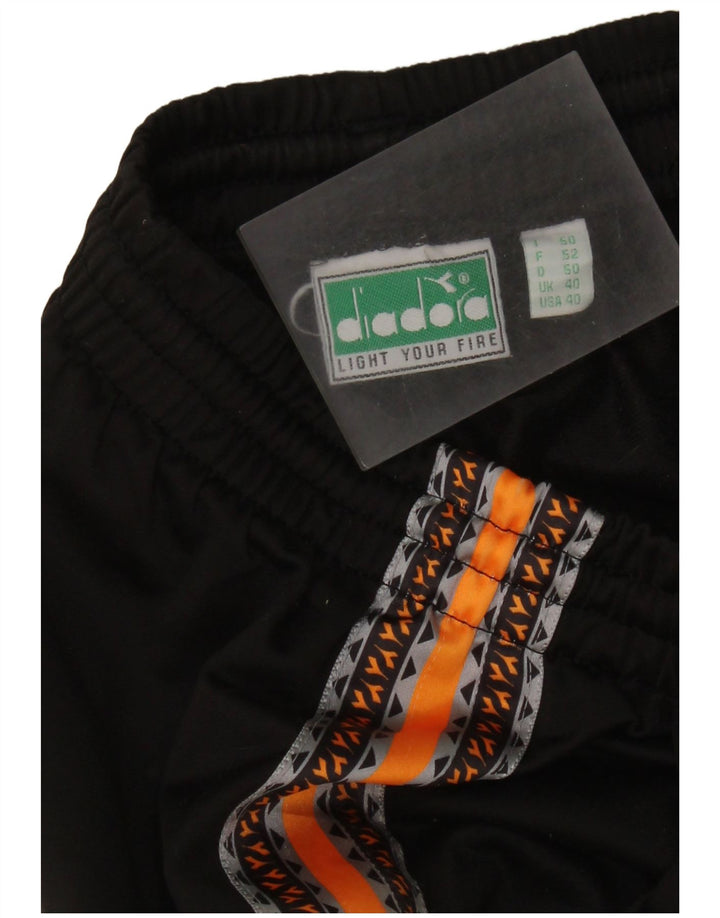 Ανδρική αθλητική φόρμα DIADORA Παντελόνι UK 40 Medium Black Colourblock