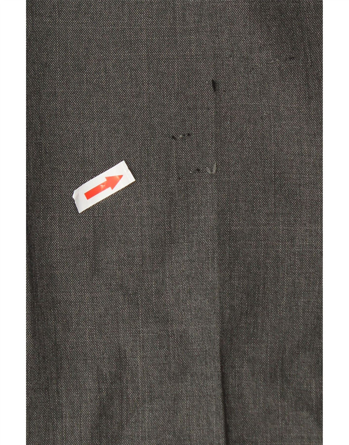 Marks & Spencer Ανδρικό παντελόνι με κανονική εφαρμογή W38 L29 Γκρι πολυεστέρας