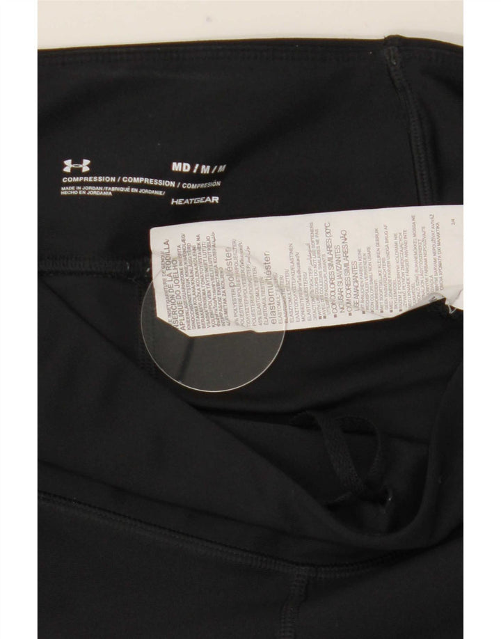 Under Armour Γυναικείο Heat Gear κολάν UK 12 μεσαίο μαύρο πολυεστέρα