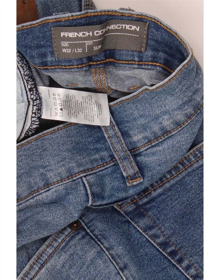 French Connection Ανδρικό Slim Jeans W32 L32 Μπλε βαμβακερό