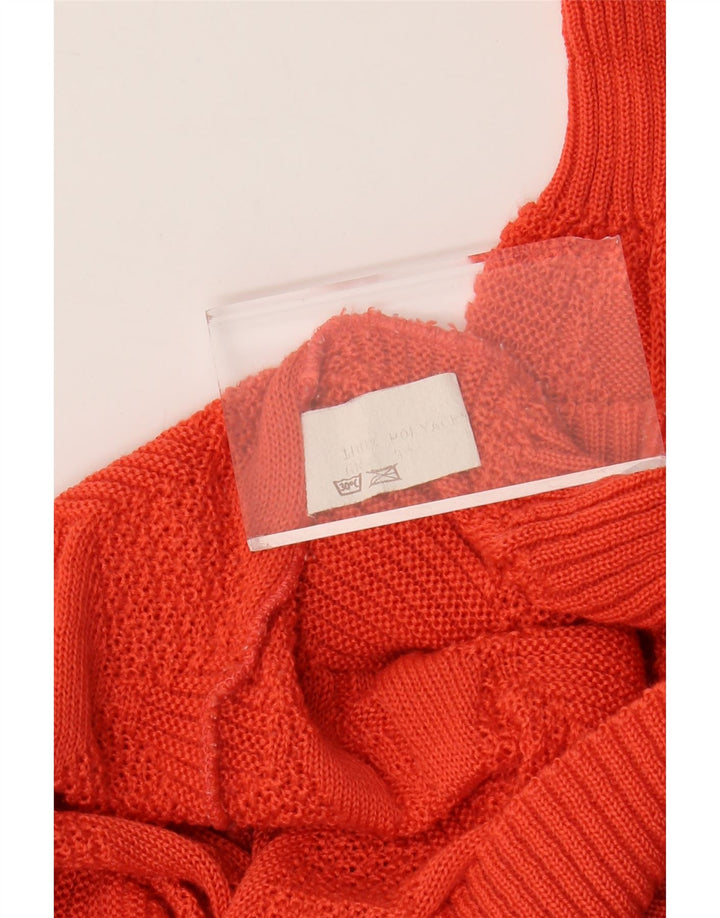 Γυναικείο πουλόβερ Vintage Crew Neck Jumper UK 18 XL Πορτοκαλί Ακρυλικό