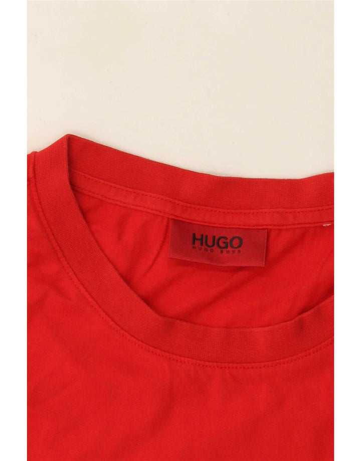 Ανδρικό γραφικό T-Shirt Hugo Boss Top Μικρό κόκκινο