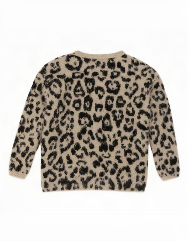 Marks & Spencer Γυναικείο πουλόβερ με λαιμόκοψη UK 8 Small Beige