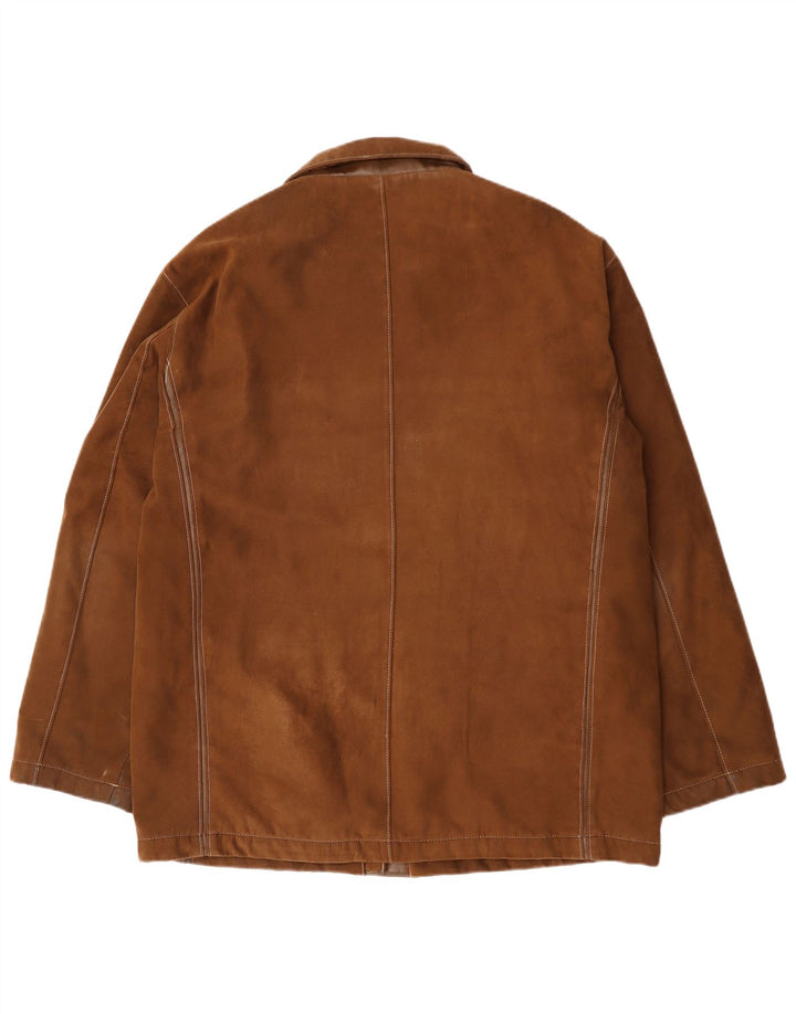 Ανδρικό αντιανεμικό τζάκετ vintage EU 56 3XL Καφέ