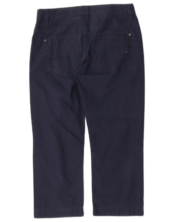 Tommy Hilfiger Boys Straight Cropped Παντελόνι 15-16 ετών W32 L23 Navy Blue