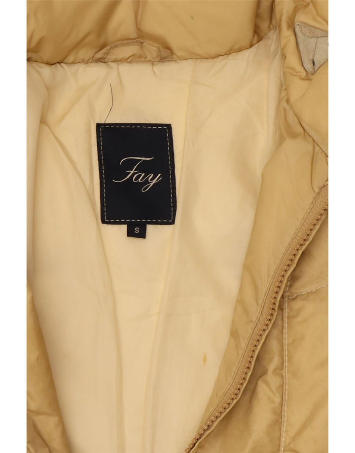 Fay Γυναικείο μπουφάν με επένδυση UK 10 Small Beige