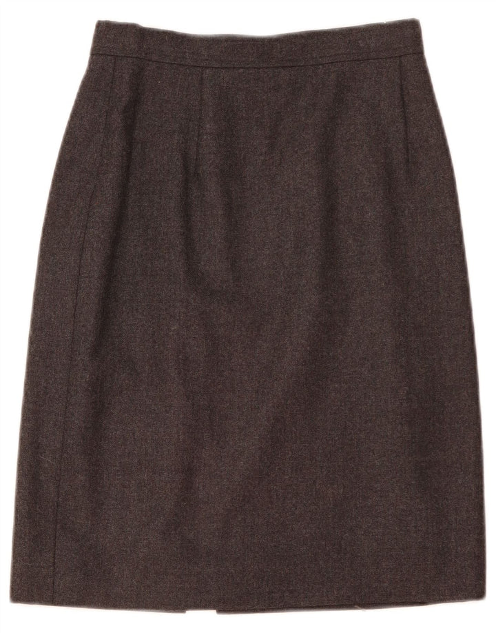 UNGARO Γυναικεία ίσια φούστα IT 40 Small W26 Grey Cupro