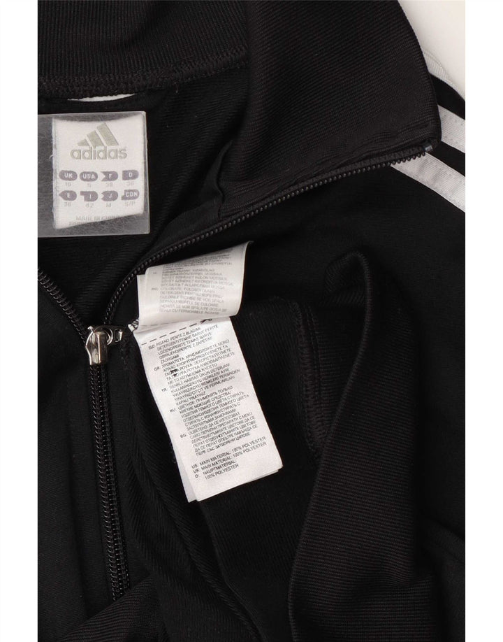 Γυναικεία αθλητική φόρμα Adidas Top Jacket UK 10 Small Black Polyester