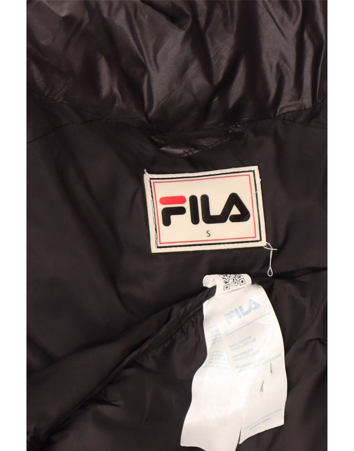 Ανδρικό μπουφάν Fila Loose Fit padded UK 36 Small Black Nylon