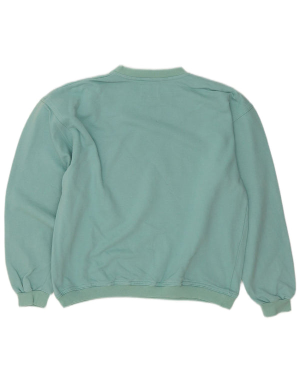 Vagabond Γυναικεία γραφικά υπερμεγέθη φούτερ Jumper UK 10 Small Turquoise