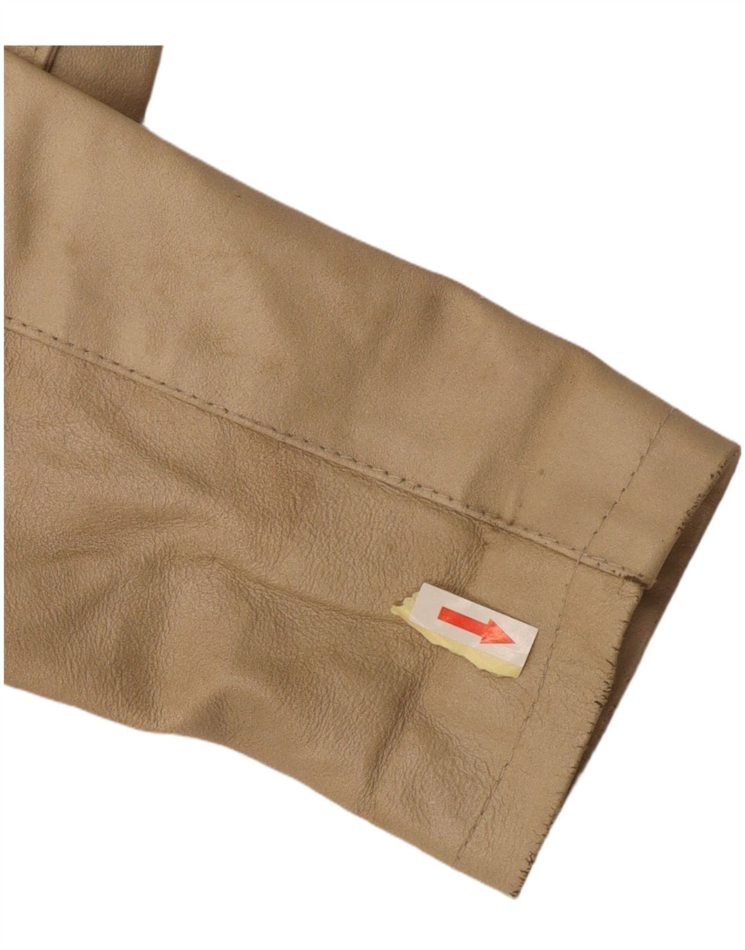 Viamaestra Γυναικείο Δερμάτινο Μπουφάν UK 12 Medium Beige Leather