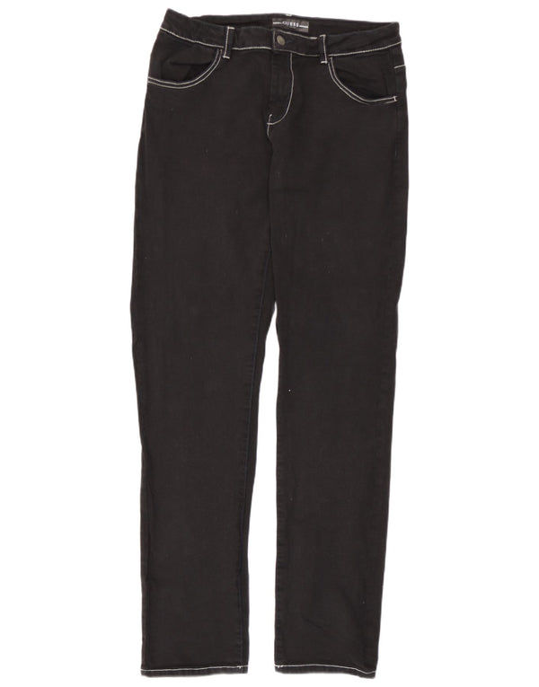 Guess Womens Slim Jeans UK 16 Large W34 L32 Black Cotton