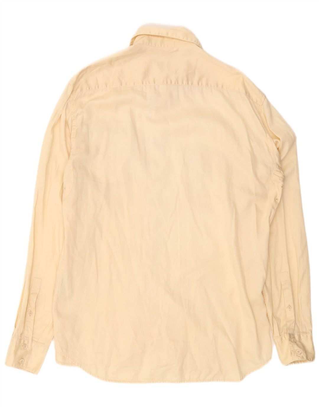 Ανδρικό πουκάμισο PRADA Μέγεθος 43 17 XL Κίτρινο βαμβακερό