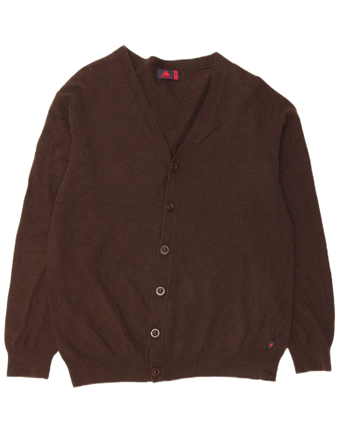 Ανδρικό πουλόβερ ζακέτα Kappa XL καφέ