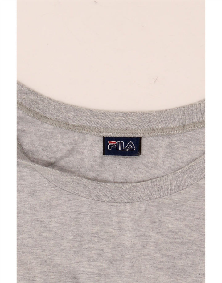 FILA Γυναικείο T-Shirt Top UK 18 XL Γκρι