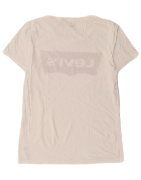 Γυναικείο γραφικό T-Shirt Levi's Top UK 6 XS White