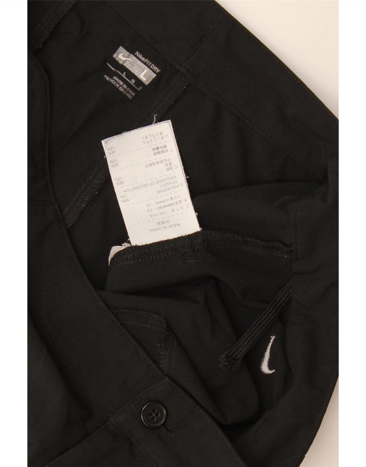 Γυναικείο σορτς Nike casual μεγάλο W32 μαύρο πολυεστέρα