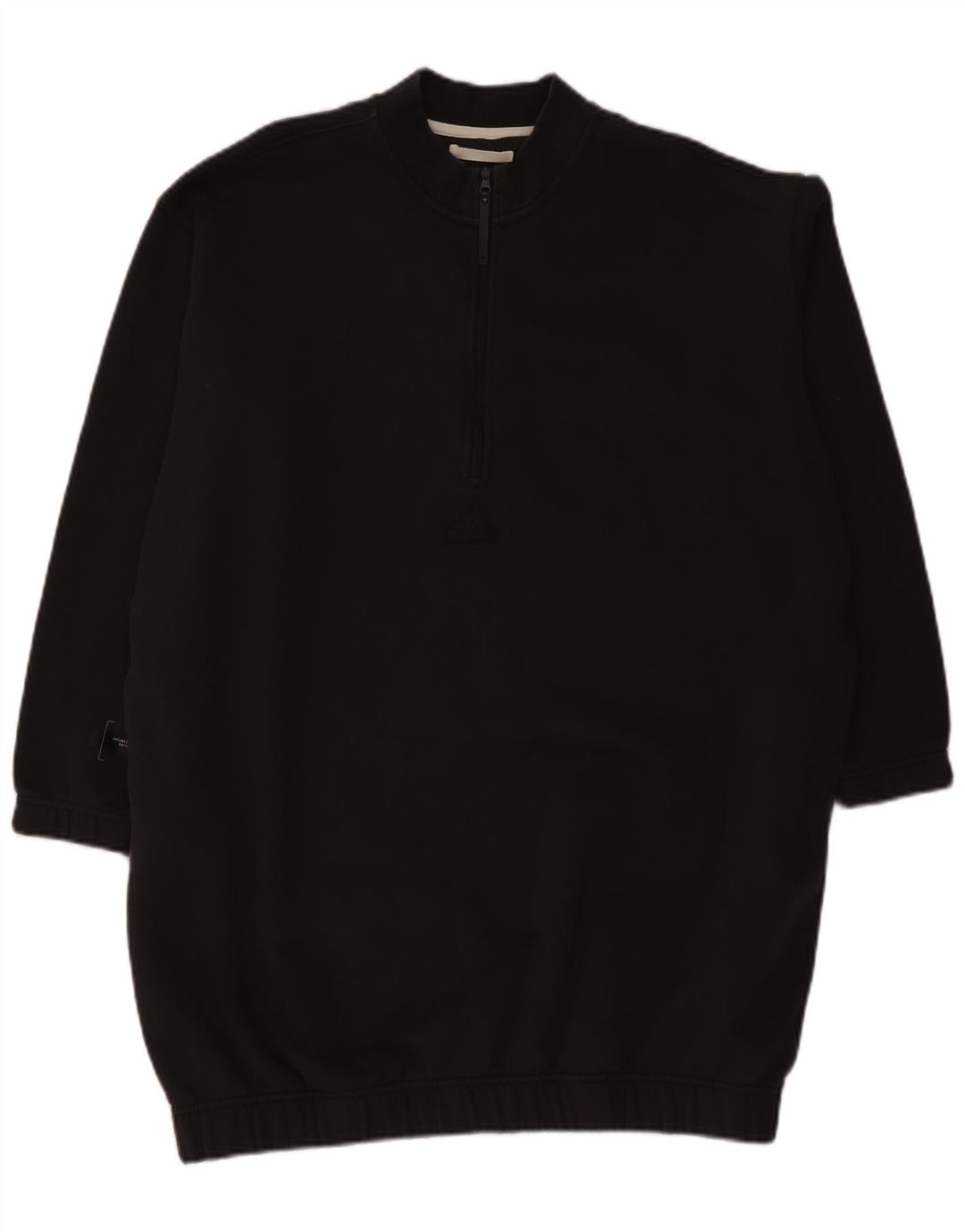 ADIDAS Γυναικεία φούτερ με φερμουάρ με λαιμόκοψη UK 24/26 2XL Γκρι