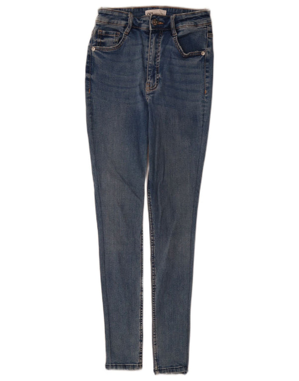 Zara Γυναικείο Skinny Jeans EU 34 2XS W24 L28 Blue