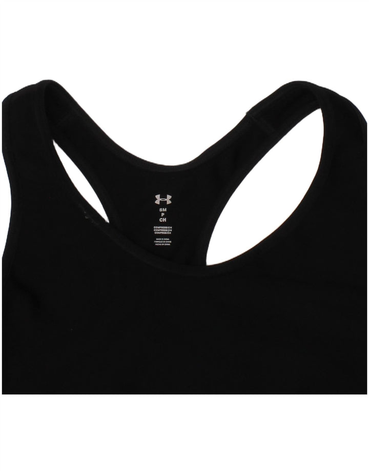 Γυναικείο γραφικό αθλητικό σουτιέν Under Armour Top Small Black Polyester Sports