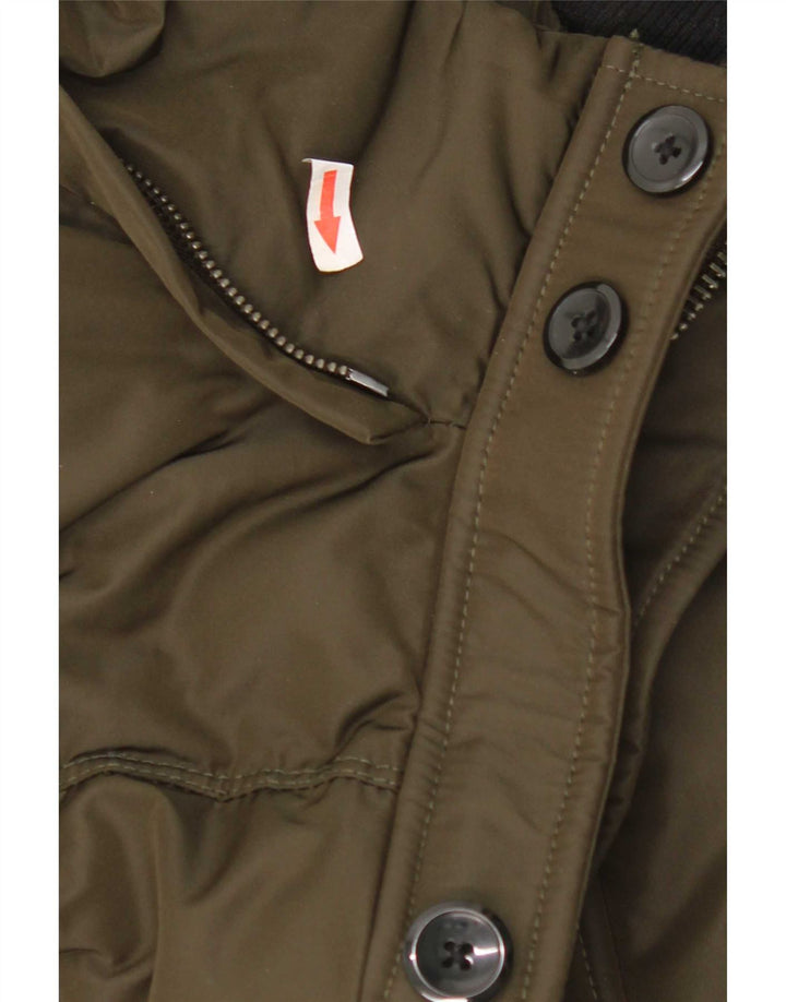 Zara Ανδρικό μπουφάν με επένδυση UK 38 Medium Khaki