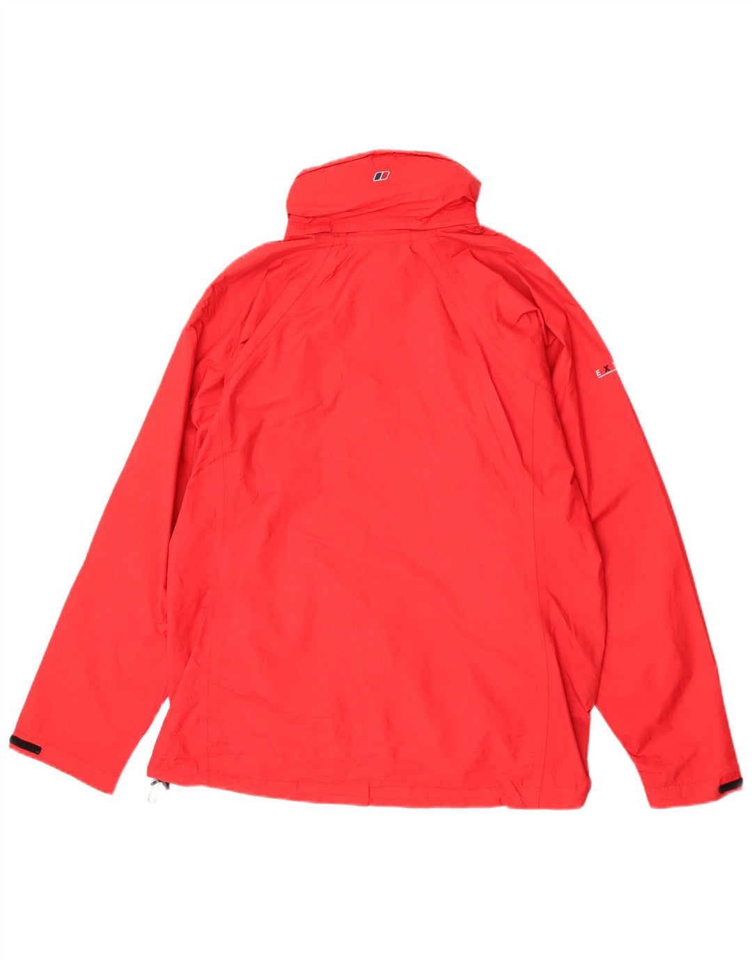 Berghaus Boys Hooded Rain Jacket 13-14 Years Red Nylon