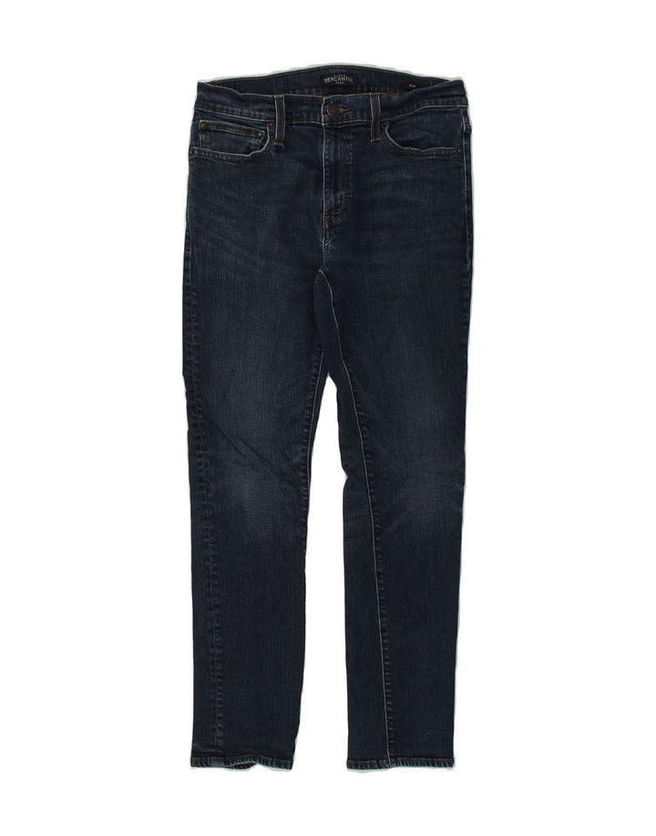 J. CREW Womens Mercantile Flex Slim Jeans W31 L30 Navy Blue Cotton | Vintage J. Crew | Thrift | Second-Hand J. Crew | Used Clothing | Messina Hembry 