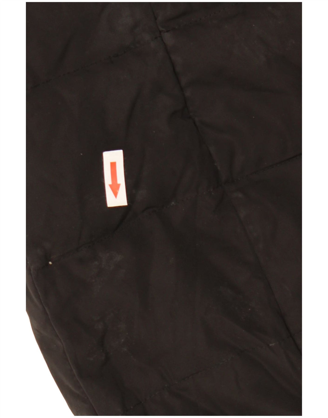 Zara Γυναικείο παλτό με κουκούλα UK 18 XL Μαύρο Πολυεστέρας