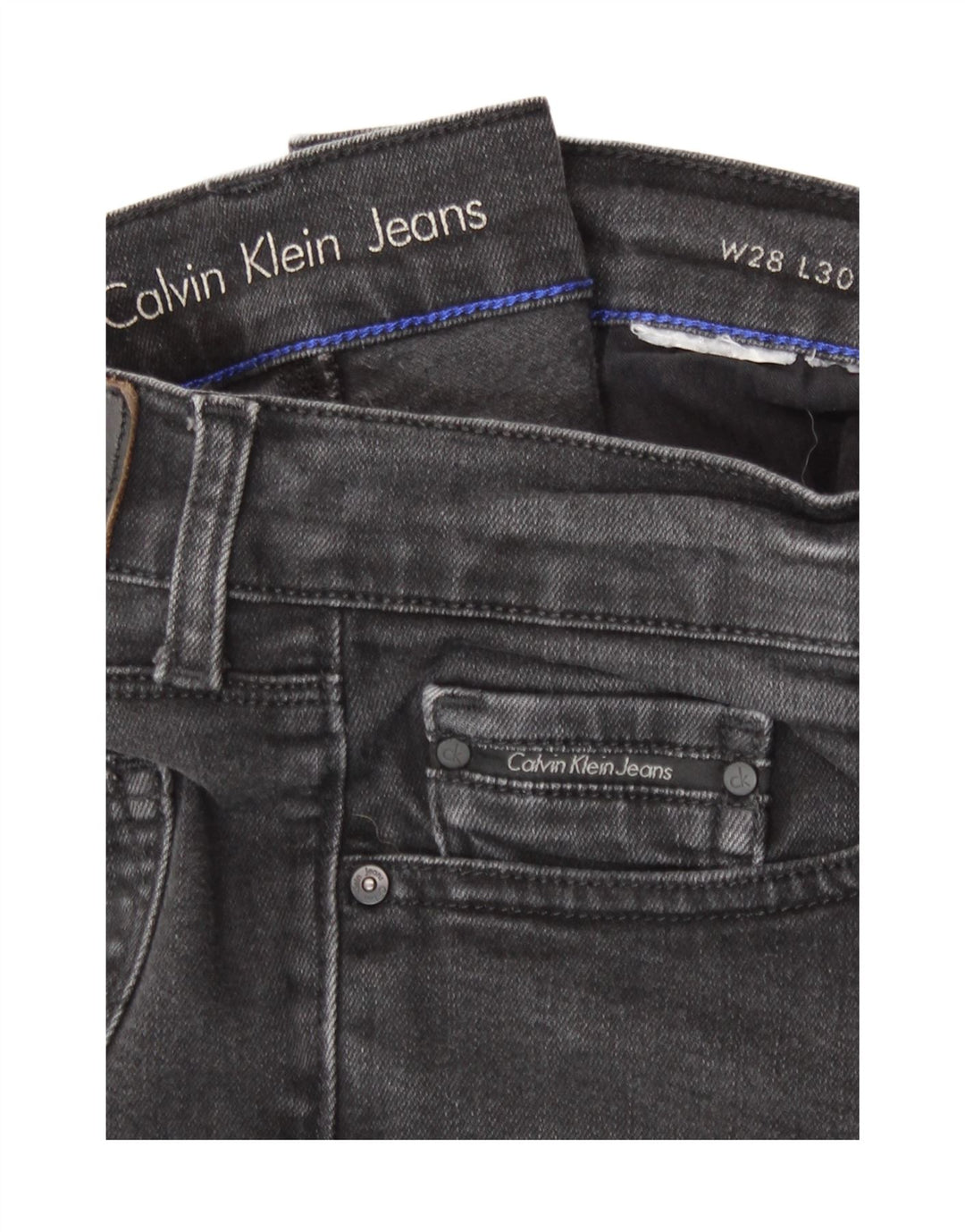 Γυναικείο Skinny Jeans Calvin Klein W28 L30 Γκρι