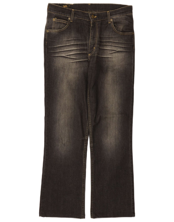 Lee Mens REED Straight Jeans W32 L28 Μαύρο Πολυεστέρας