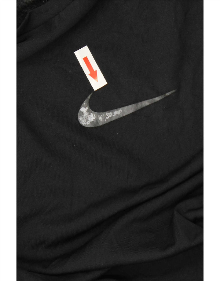 Ανδρικό T-shirt Nike Dri Fit Top Large Μαύρο Πολυεστέρας