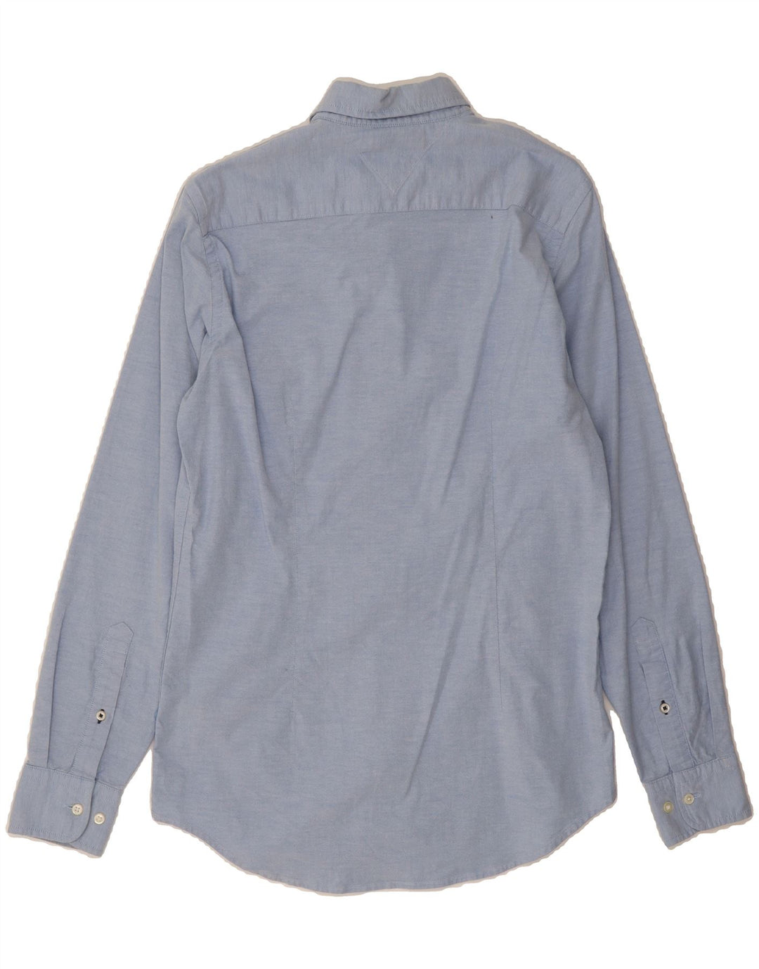 TOMMY HILFIGER Mens Slim Fit Shirt Medium Blue Cotton Vintage Tommy Hilfiger and Second-Hand Tommy Hilfiger from Messina Hembry 