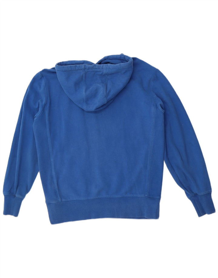 Superdry Ανδρικό φούτερ με κουκούλα, μεσαίο μπλε βαμβακερό
