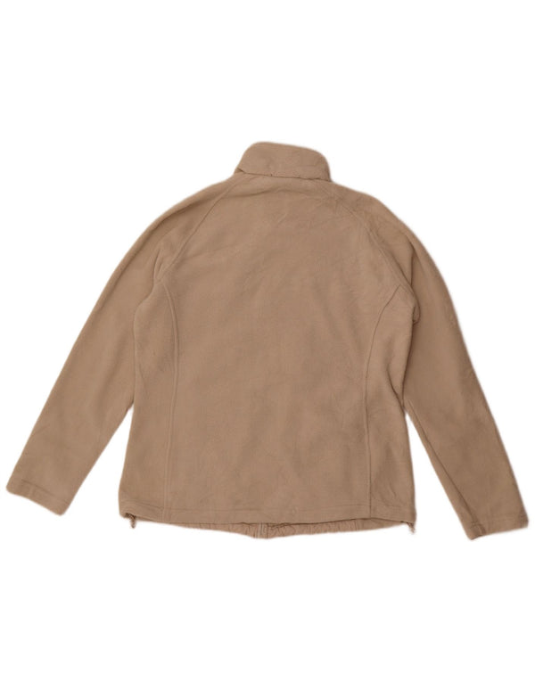 New Balance Γυναικείο Fleece Jacket UK 16 Large Beige Polyester