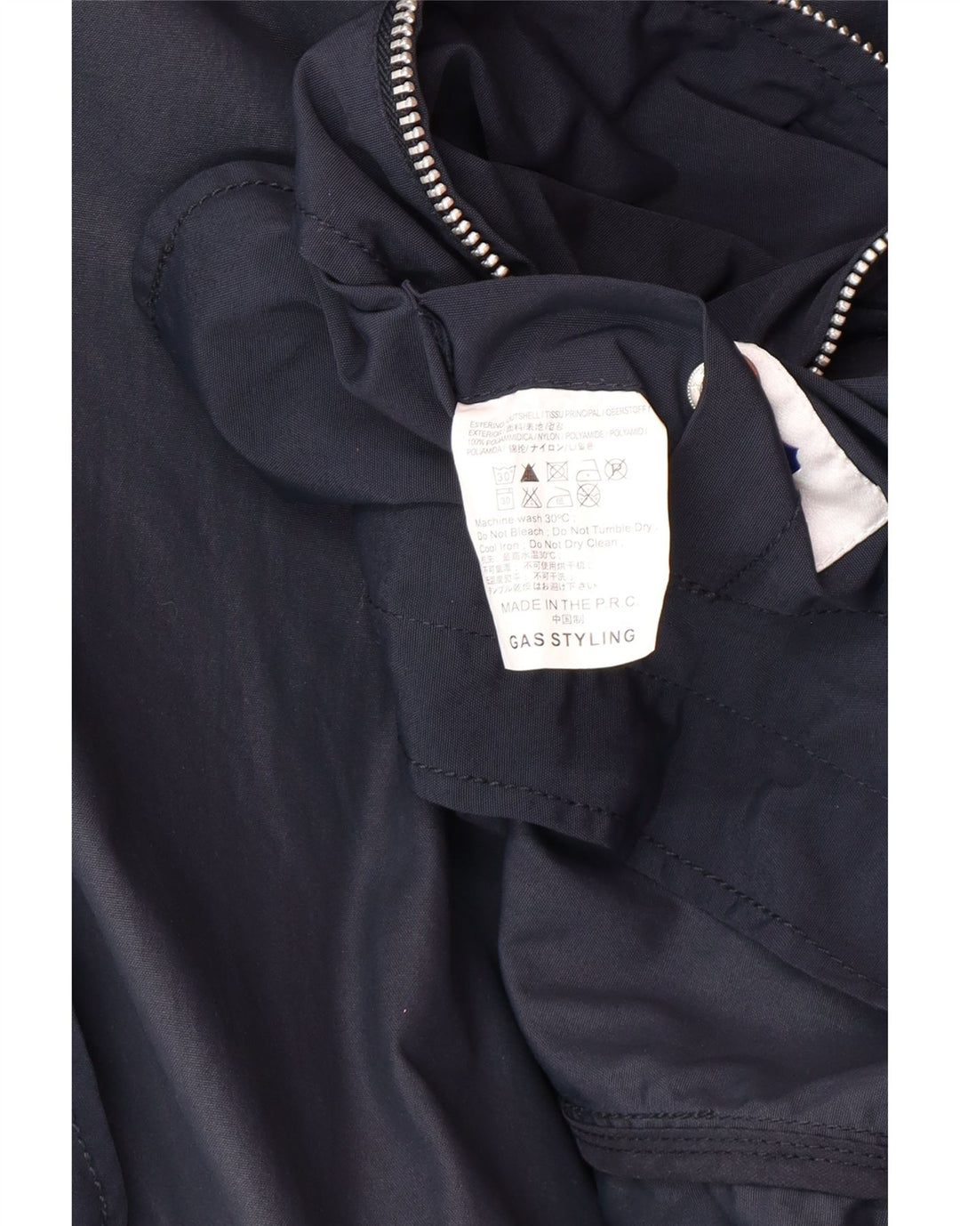 Ανδρικό Gas Bomber Jacket UK 40 Large Navy Blue Polyamide