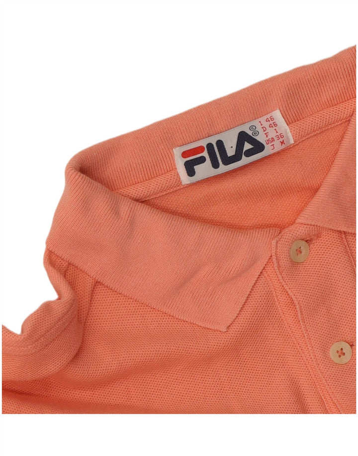 Fila Ανδρικό μακρυμάνικο μπλουζάκι πόλο IT 46 Small πορτοκαλί