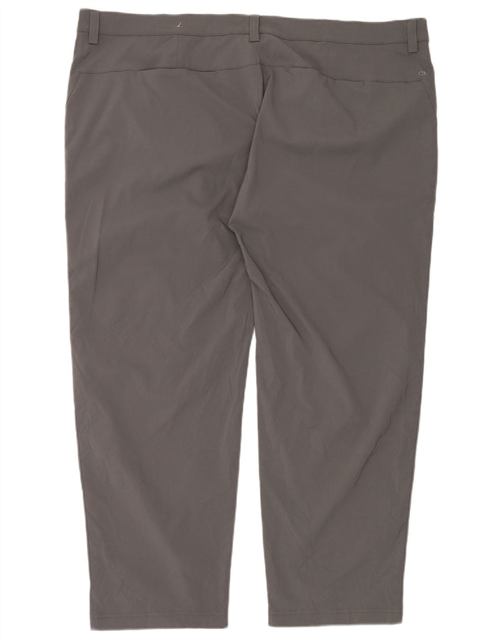 Calvin Klein Ανδρικό Golf ίσιο παντελόνι Chino W46 L29 Γκρι πολυεστέρας