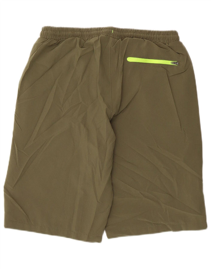 Eddie Bauer Boys Sport Shorts 15-16 Years XL Khaki Polyester