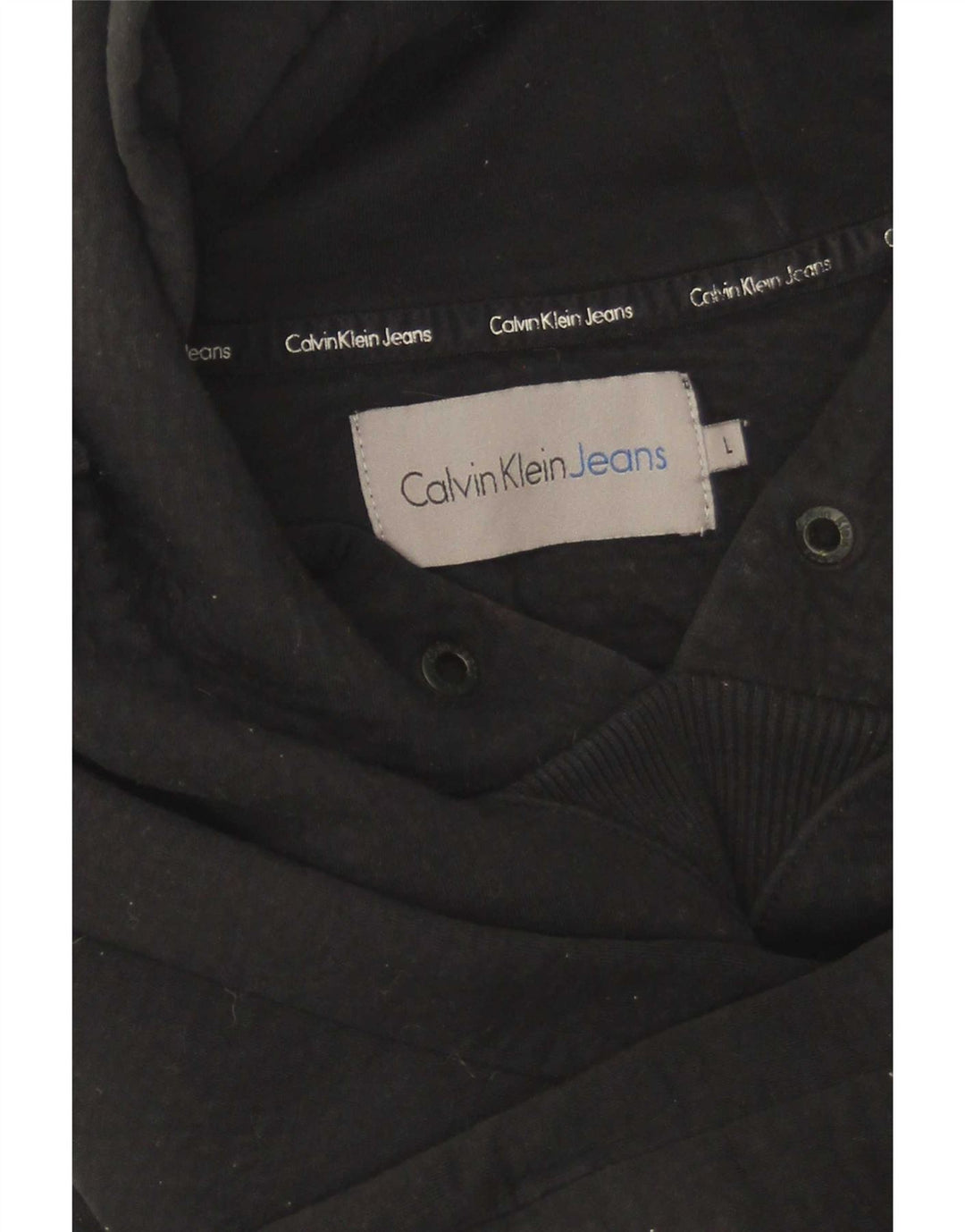 Calvin Klein Jeans Ανδρικό Hoodie Jumper Large Black