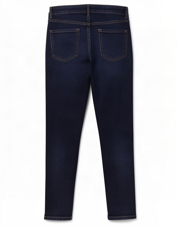 Marks & Spencer Womens The Ivy Slim Jeans UK 12 Medium W30 L27 Navy Blue