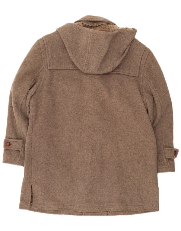 Vintage Ανδρικό παλτό Duffle με κουκούλα UK 42 XL Γκρι