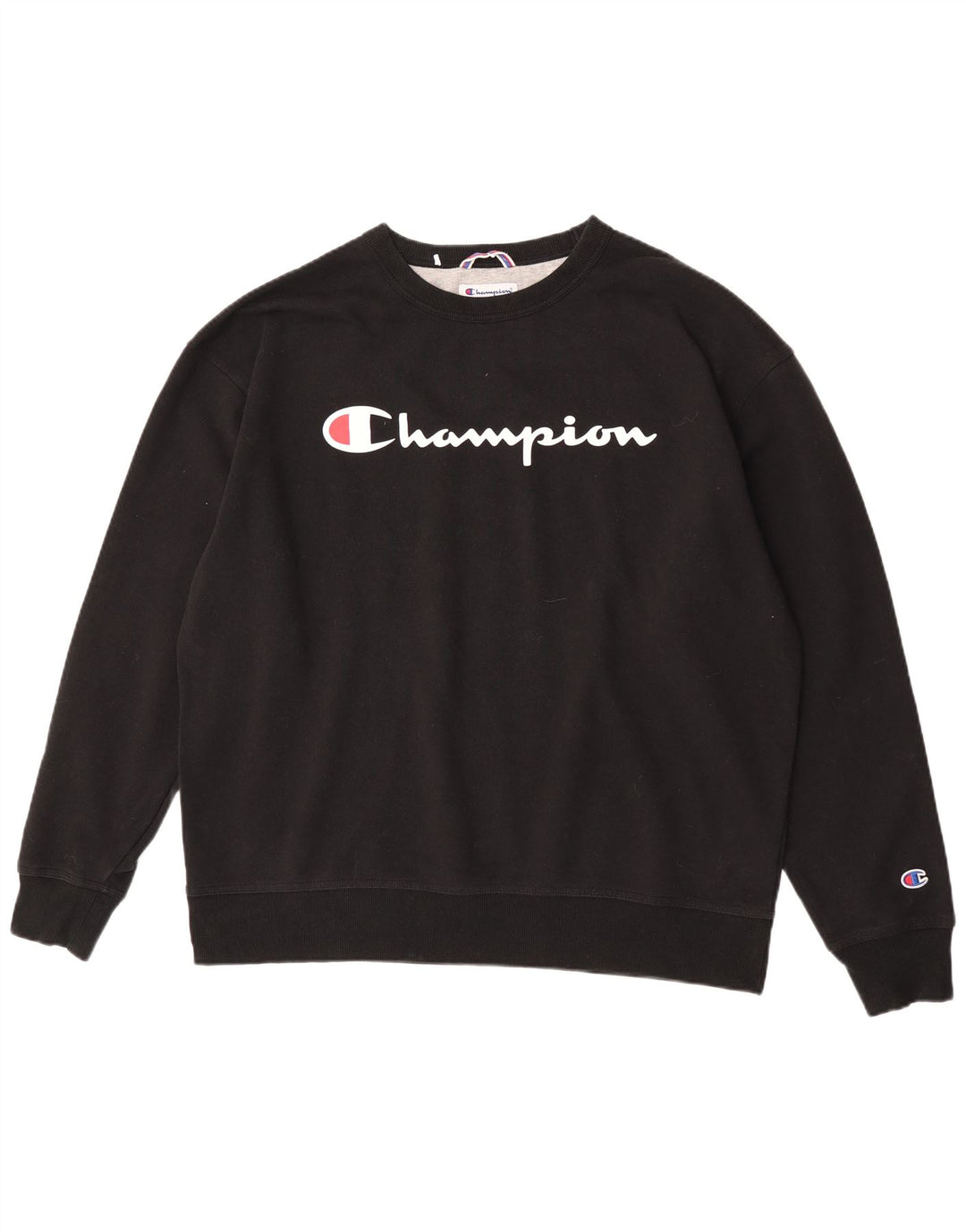 Ανδρικό γραφικό φούτερ Champion Jumper XL Μαύρο βαμβακερό