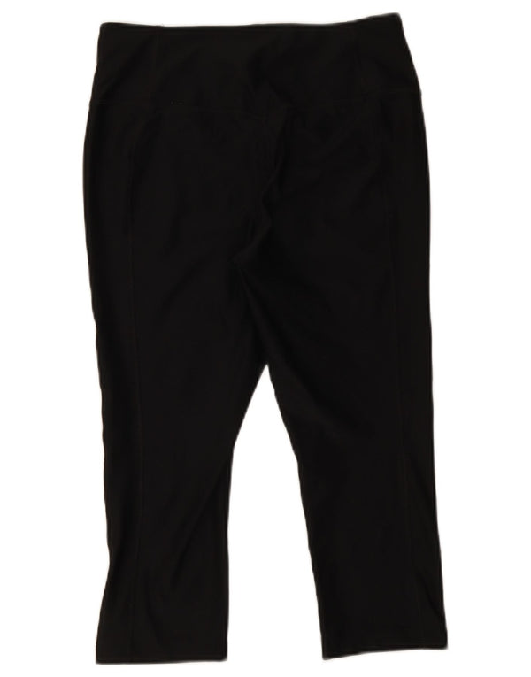Γυναικεία κολάν Nike Dri Fit Capri UK 14 Μεσαίο μαύρο πολυεστέρα